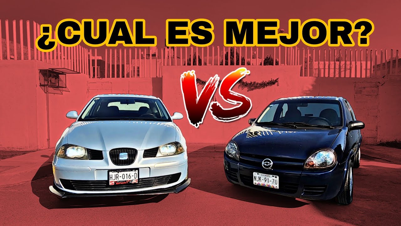 CHEVROLET CHEVY VS SEAT IBIZA ¿CUAL ES MEJOR?