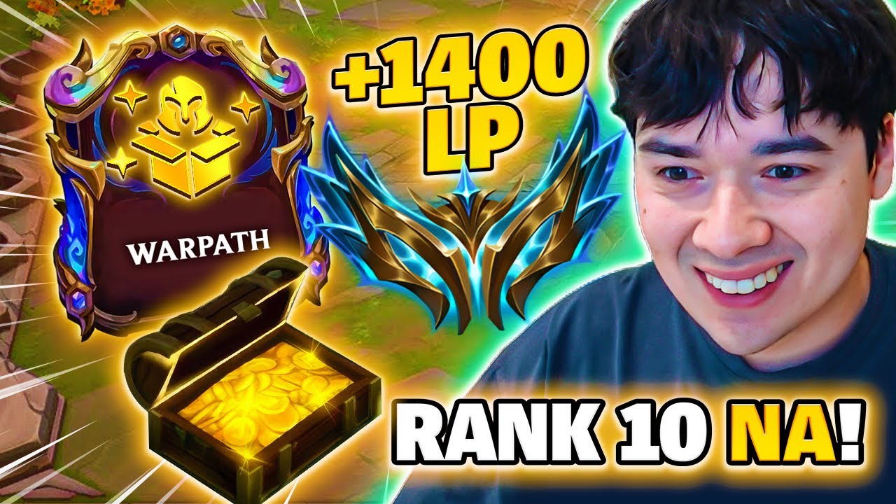I Clicked Warpath In A 1400LP Challenger NA Lobby... This Game Took Me To Rank 10!