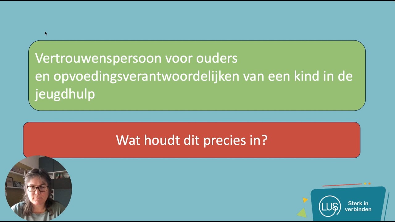 Vertrouwenspersonen voor ouders