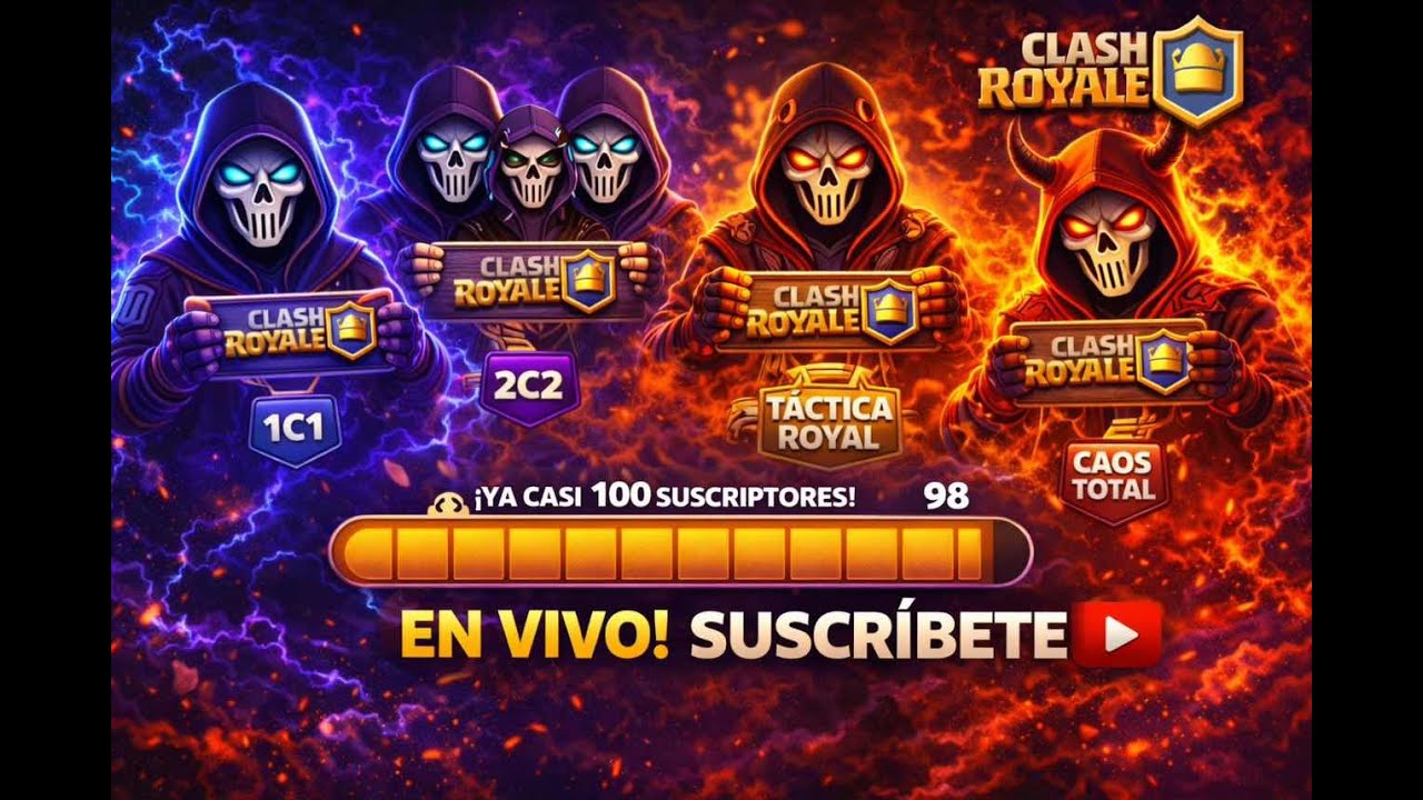 RUMBO A LOS 100 💀🔥 | CLASH ROYALE EN VIVO | GUCCYVERSE