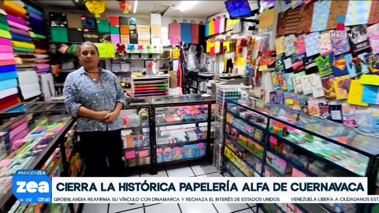 Luego de 90 años de historia, la papelería “Alfa” de Cuernavaca cerrara | Noticias con Francisco Zea