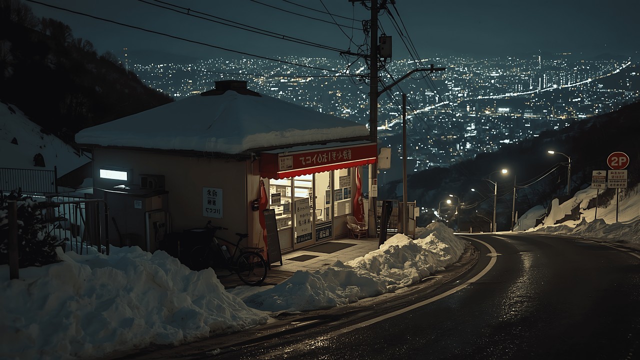 On a Small Street in Tokyo | Lofi 90s Nostalgia by the Roadside Shop