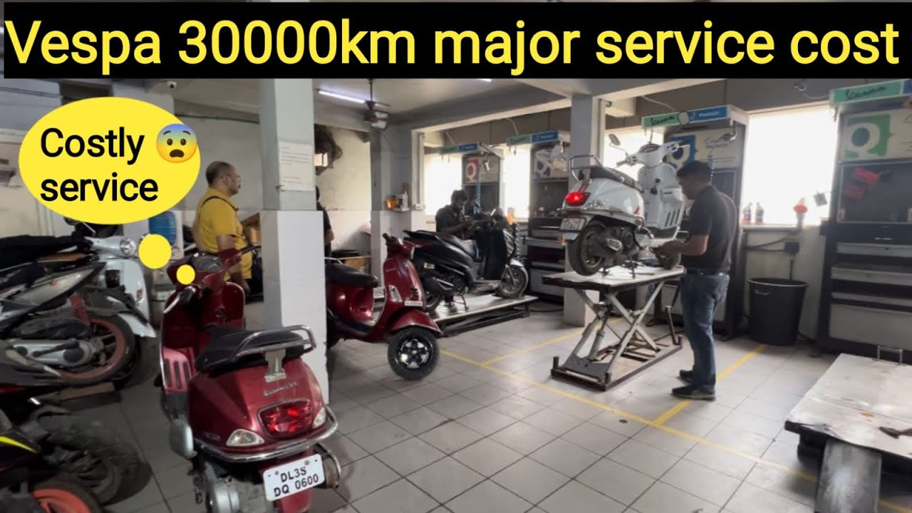 Vespa SXL || 30000 км | капитальное обслуживание | стоимость обслуживания 😡 | опыт обслуживания ❌...