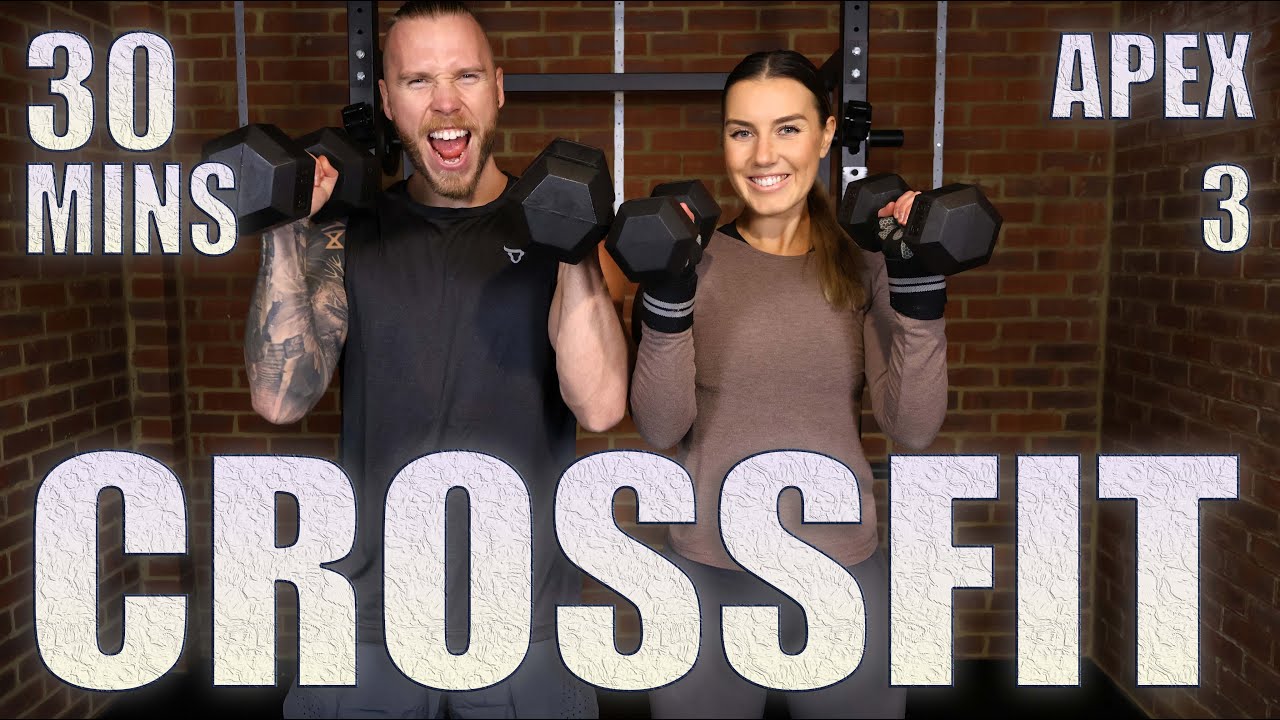 30 Min CROSSFIT WORKOUT | Full Body | Compound Exercises | With Dumbbells | APEX3