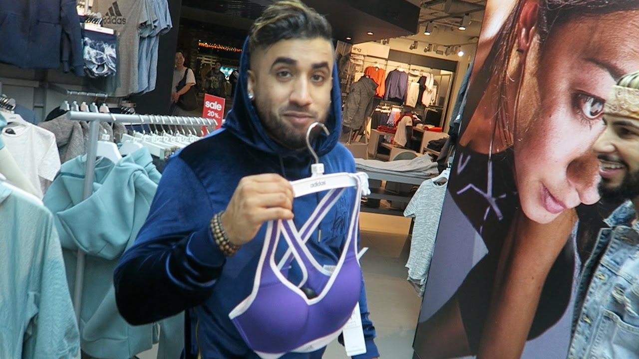 TRYING ON A BRA!!