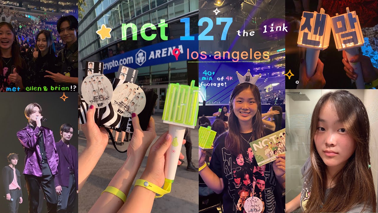 𝐯𝐥𝐨𝐠 🧩 • nct: the link concert in LA ! ✧︎ VIP floor seat fancams, footage & merch !!