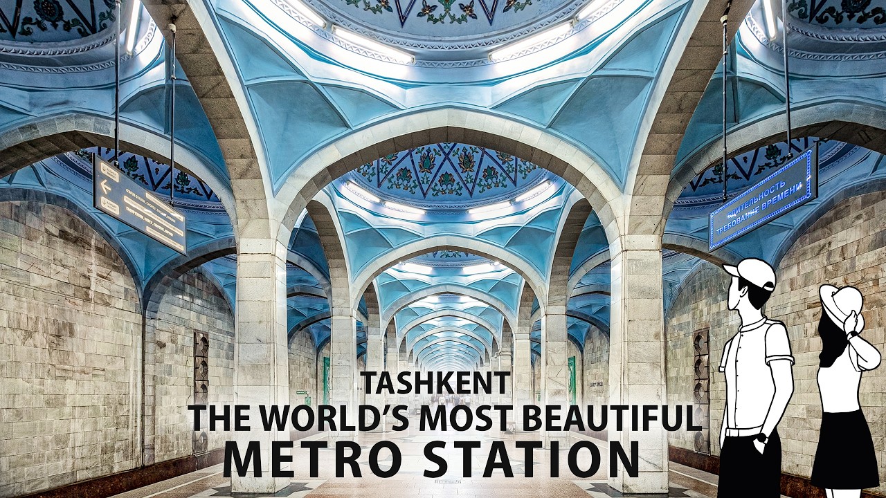4K Tashkent 🇺🇿 : The World's Most Beautiful Metro