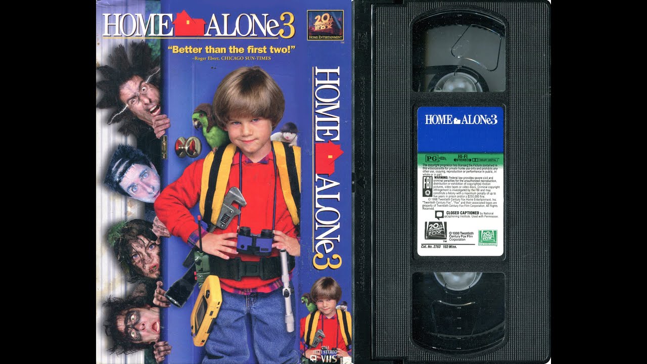 Opening to Home Alone 3 (US VHS; 1998)