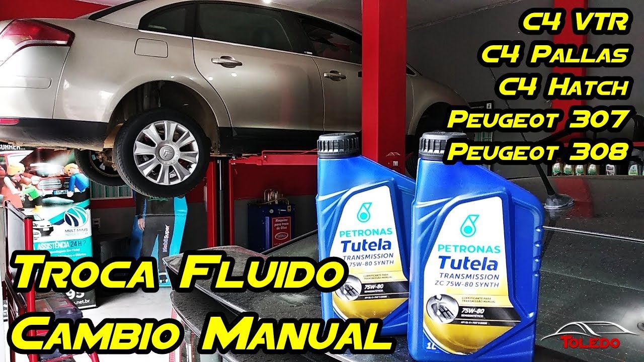 Tutorial Troca do Fluido Oleo do Cambio Manual - C4 VTR Pallas Hatch 307 308 2.0
