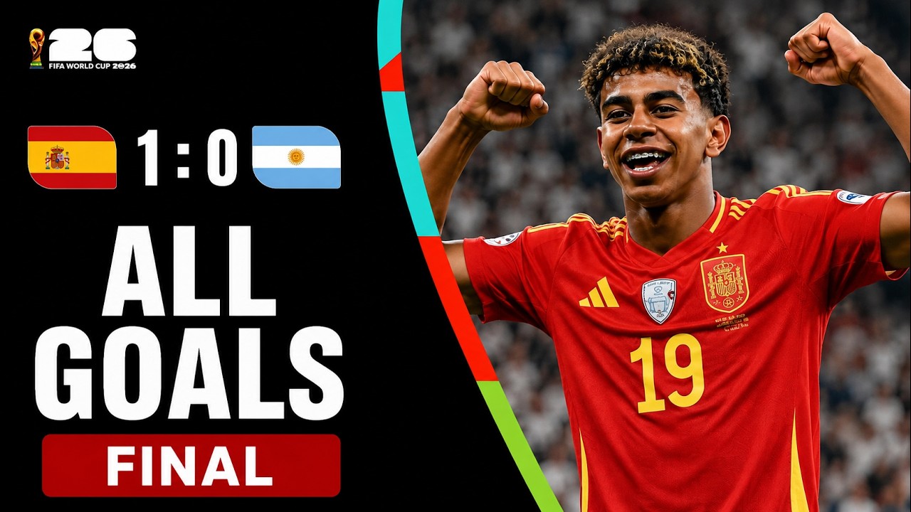All Goals 🔥 | Spain 1-0 Argentina | FIFA World Cup 2026&trade; Final