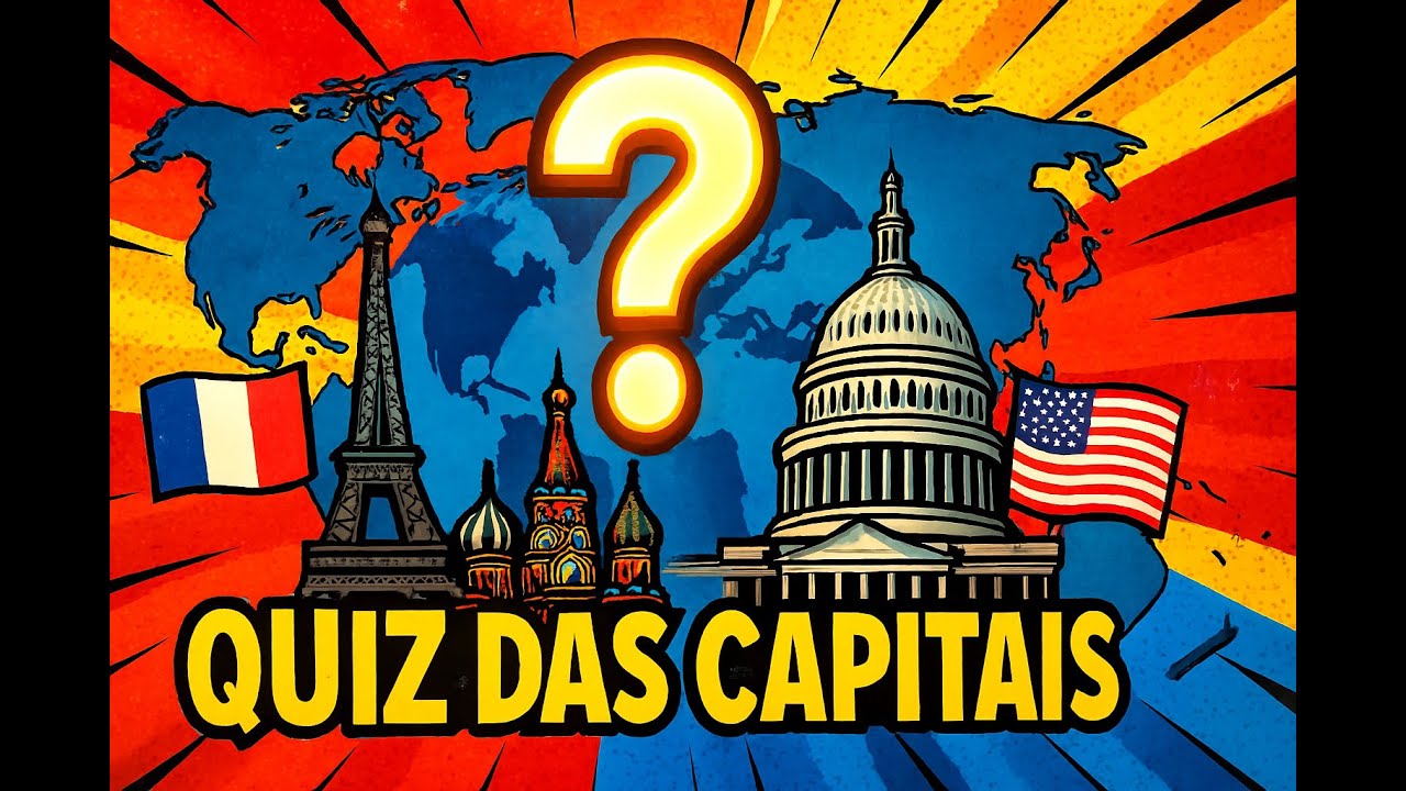 🧠 QUIZ DAS CAPITAIS DO MUNDO | TESTE SEUS CONHECIMENTOS! 🌍⏱️