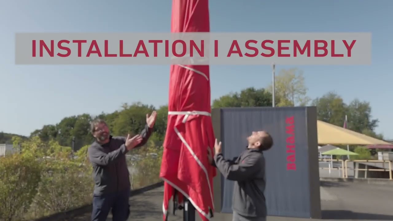Ombrelloni Bahama Jumbrella XL - installazione - video guida