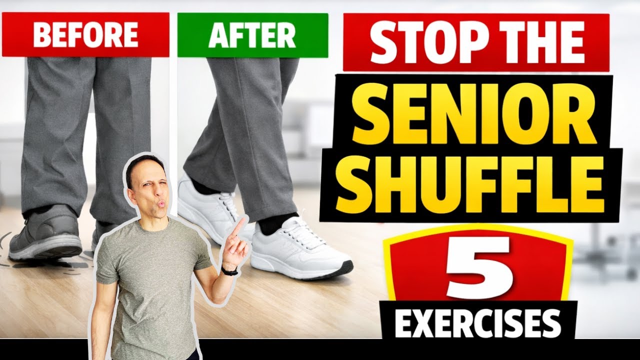 Вы шаркаете при ходьбе? Физиотерапевт показывает 5 способов решения!