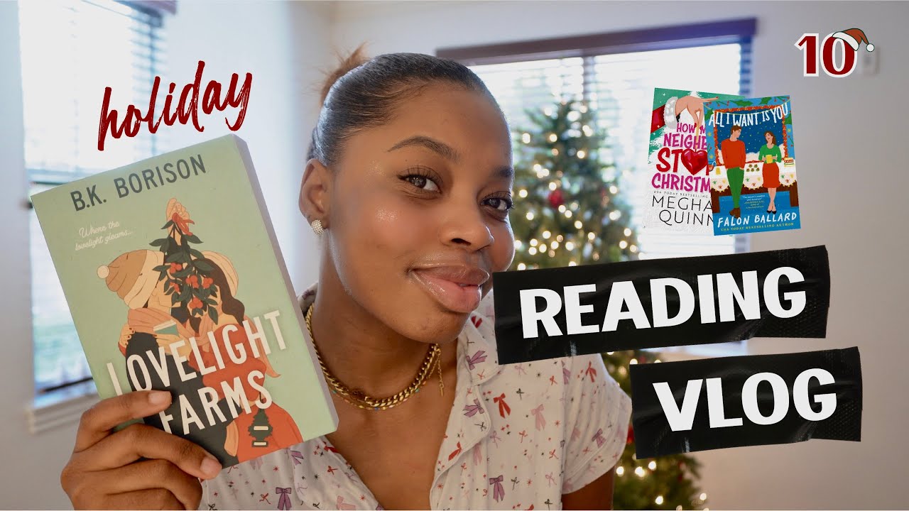 Чтение рождественских книг | Книжный день 10 🎄❄️📖