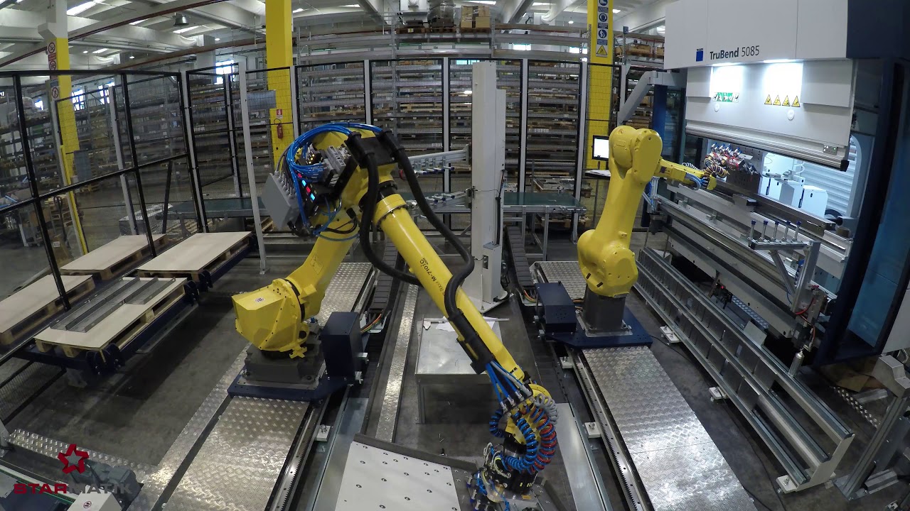 FBS - Flexible Bending System with twin robot - Starmatik