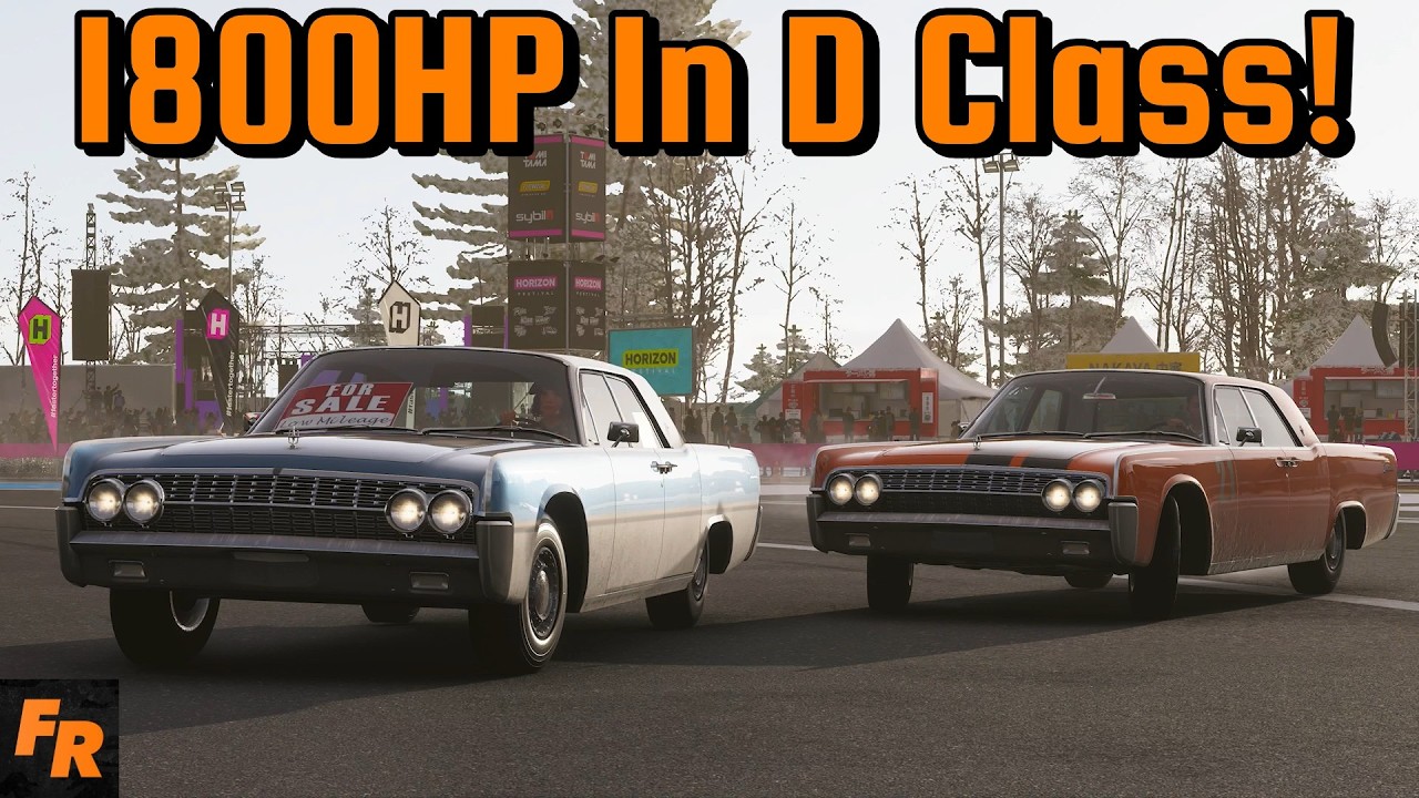 1800 лошадиных сил и всё ещё в классе D! - Forza Horizon 6
