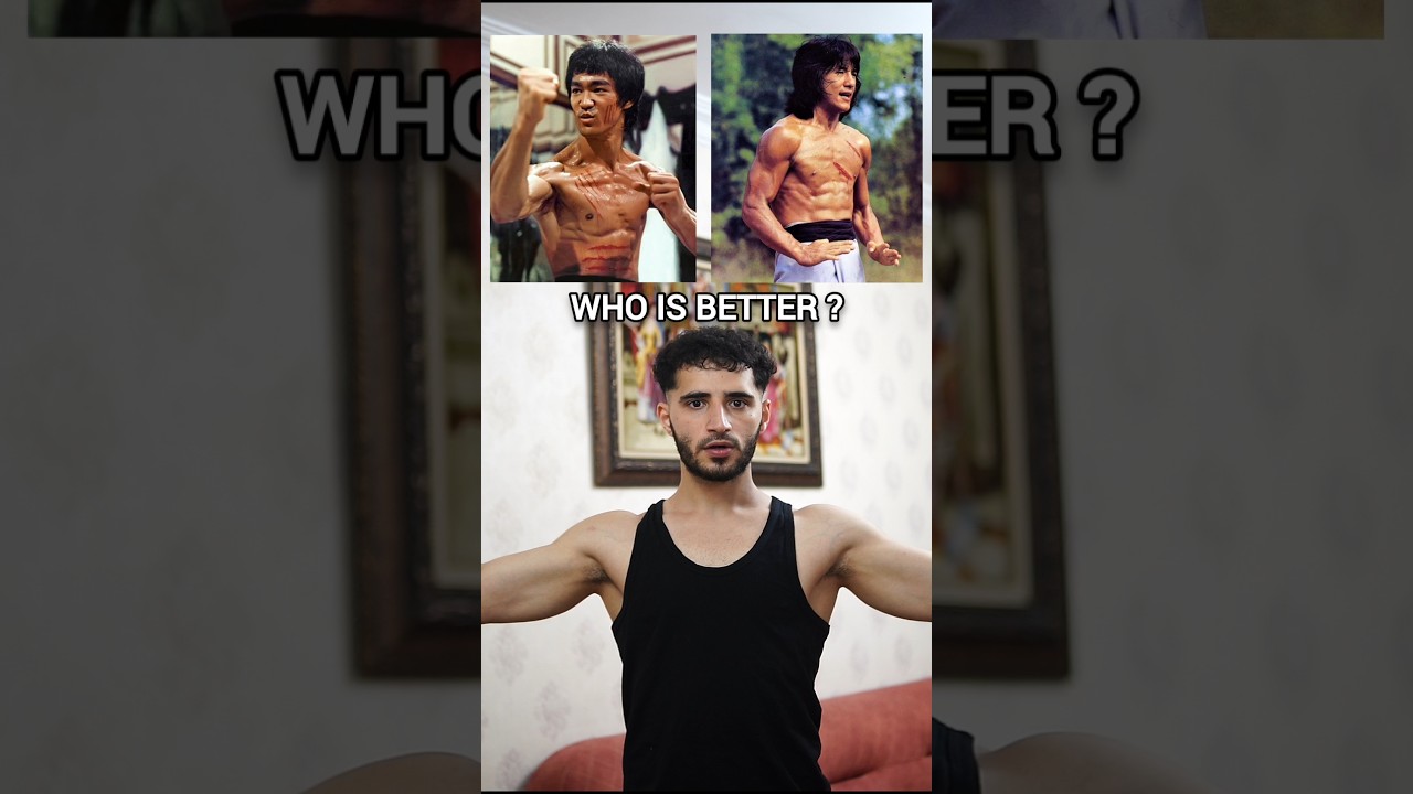 Bruce lee or Jackie Chan ? #training #brucelee #jackiechan #challenge #amazing #workout