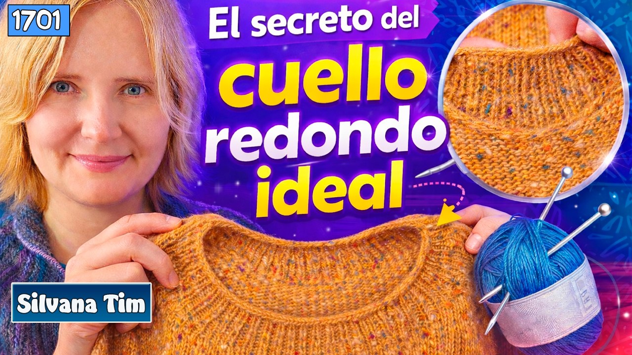 Секрет идеальной круглой горловины 🧶 Круговые или прямые спицы | Top Down