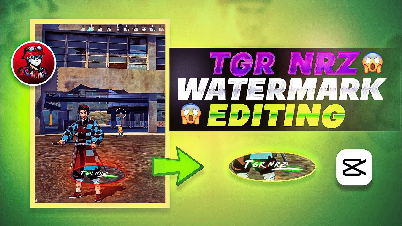 TGR NRZ Watermark Editing Tutorial 😱 | Edit Professional Watermark For Short Videos | Vijay Gfx