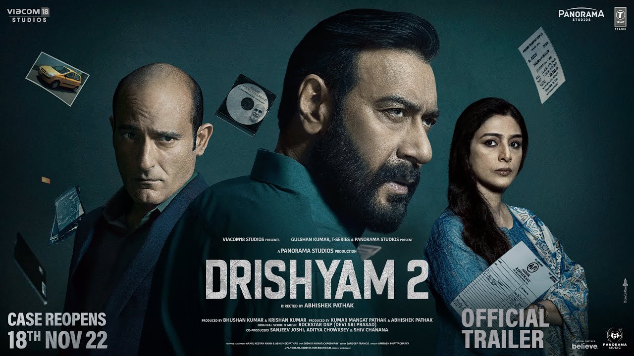 Drishyam 2 - Official Trailer | Ajay Devgn, Akshaye Khanna, Tabu, Shriya Saran | Abhishek Pathak