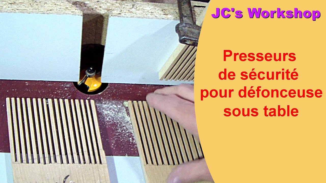 Presseur de sécurité pour défonceuse sous table & toupie - Travail du bois - #25