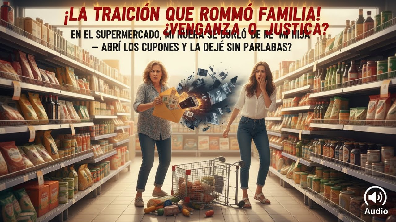 EN EL SUPERMERCADO, MI NUERA SE BURLÓ DE MI HIJA — ABRÍ LOS CUPONES Y LA DEJÉ SIN PALABRAS