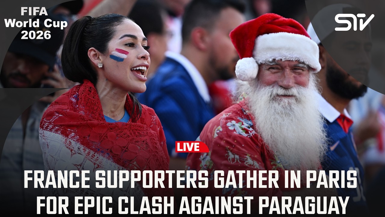 Live | Fans Watch France vs Paraguay Live from Paris | ZO1H