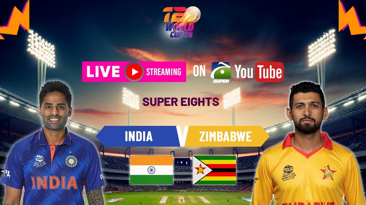 LIVE | India vs Zimbabwe LIVE Score, T20 World Cup 2026 | Geo Super