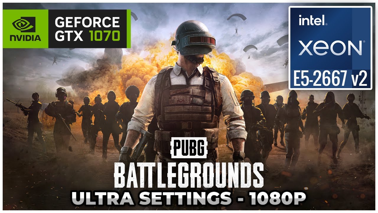 PUBG: Battlegrounds | GTX 1070 (8GB GDDR5) + Xeon E5-2667 v2 (16GB DDR3) | Benchmark