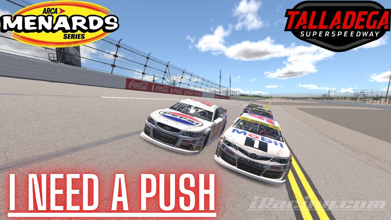 Someone Push Me | iRacing Ai | Race 3 | 2025 Arca Menards Series At Talladega