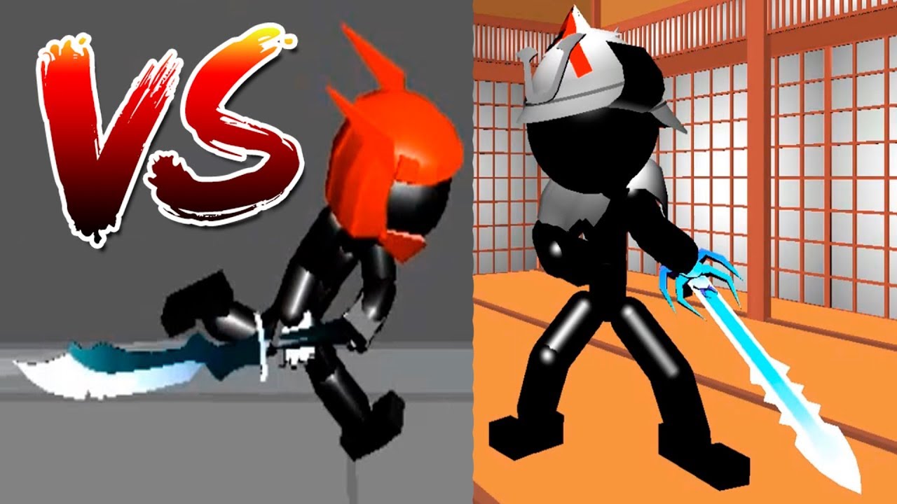 stickman sword fighting 3d vs stickman ninja fighting