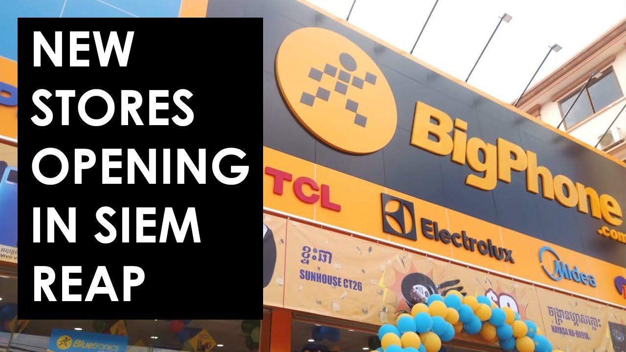 Moto-vlog to BigPhone / Bluetronics, a new store in Siem Reap, Cambodia