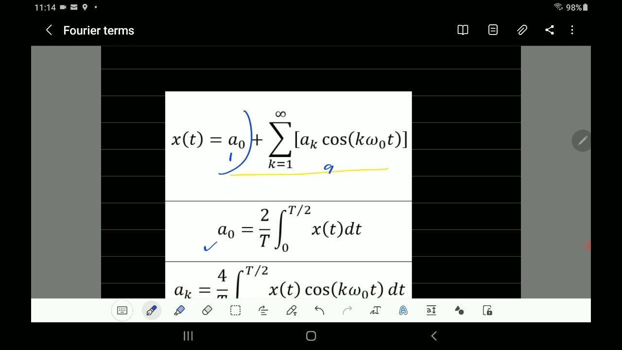 the first 10 terms of Fourier series-  MATLAB