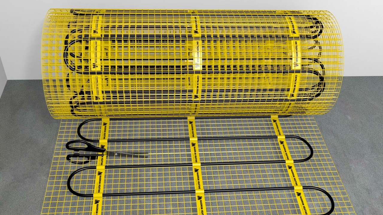 Installatie van de elektrische MAGNUM Mat