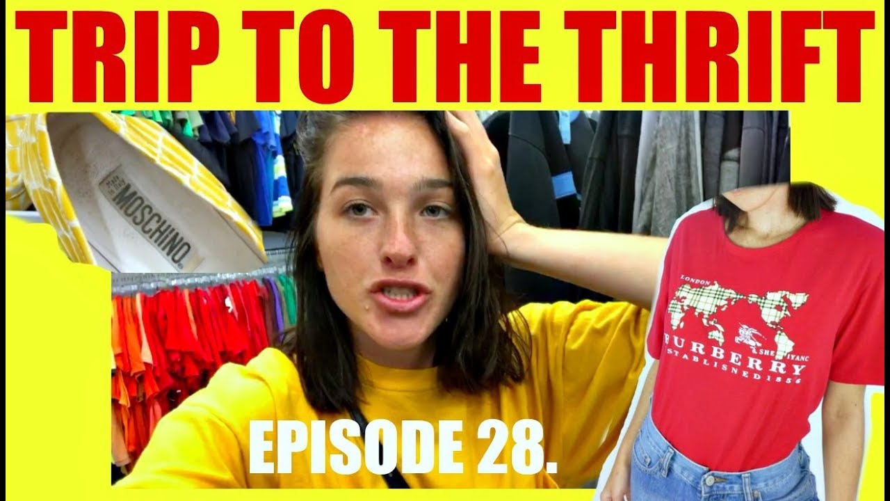 TRIP TO THE THRIFT EP. 28! FIRE MOSCHINO FINDS!