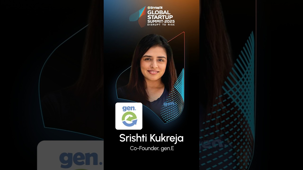 Srishti Kukreja, Co-Founder of gen.E, will be joining us at #TNGSS2025.