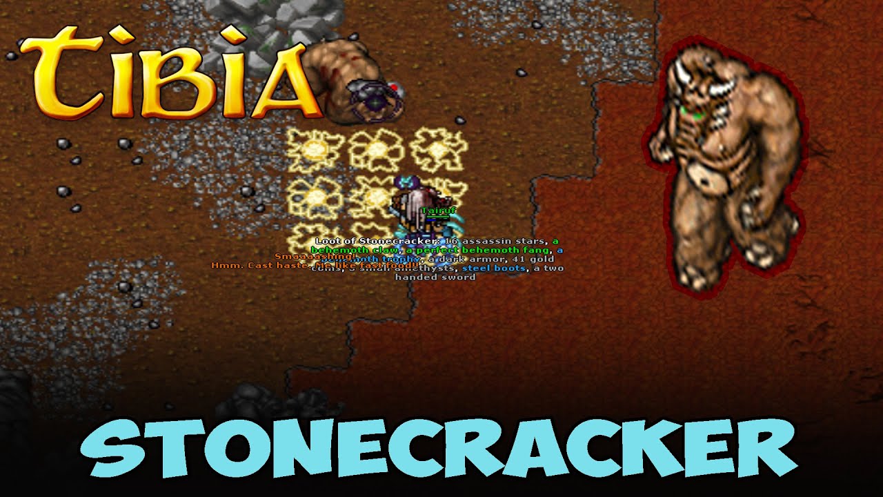 BEHE BOSS - Tibia - Stonecracker - Behemothy na Edron - Task Boss