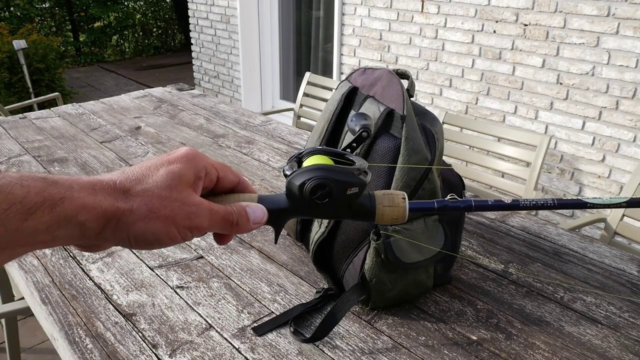 Opspoelen Baitcast reel, deel 3