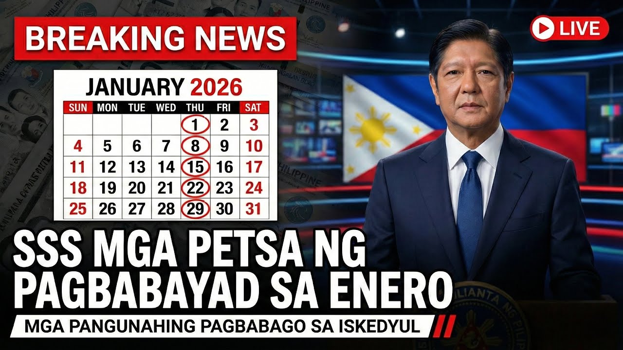 KUMPIRMADO: Mga Bayad ng SSS sa ENERO 2026 – Malalaking Pagbabago sa Iskedyul na KAILANGAN Mong