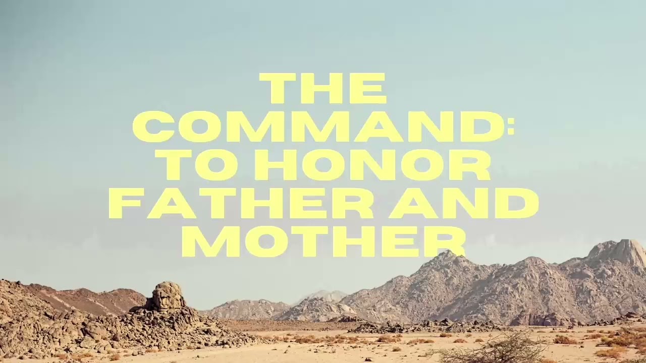 The Gospel of Exodus: Honoring Your Father and Mother