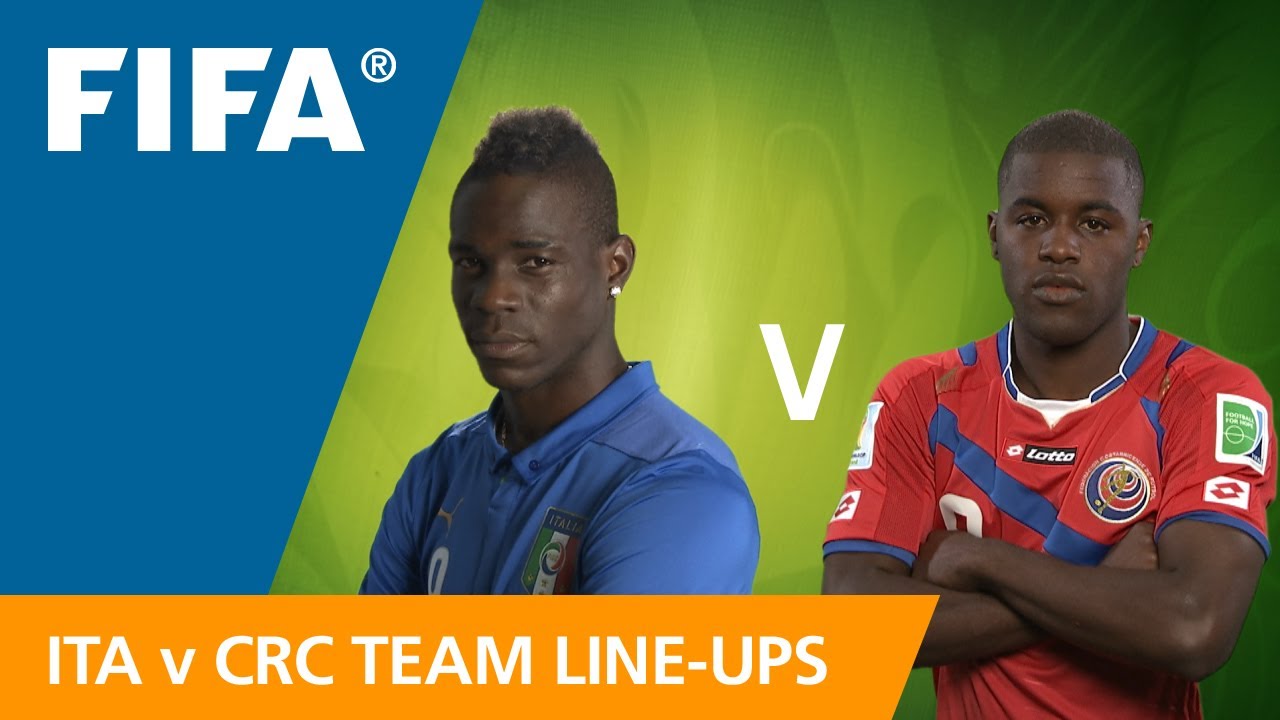 Italy v. Costa Rica - Teams Announcement