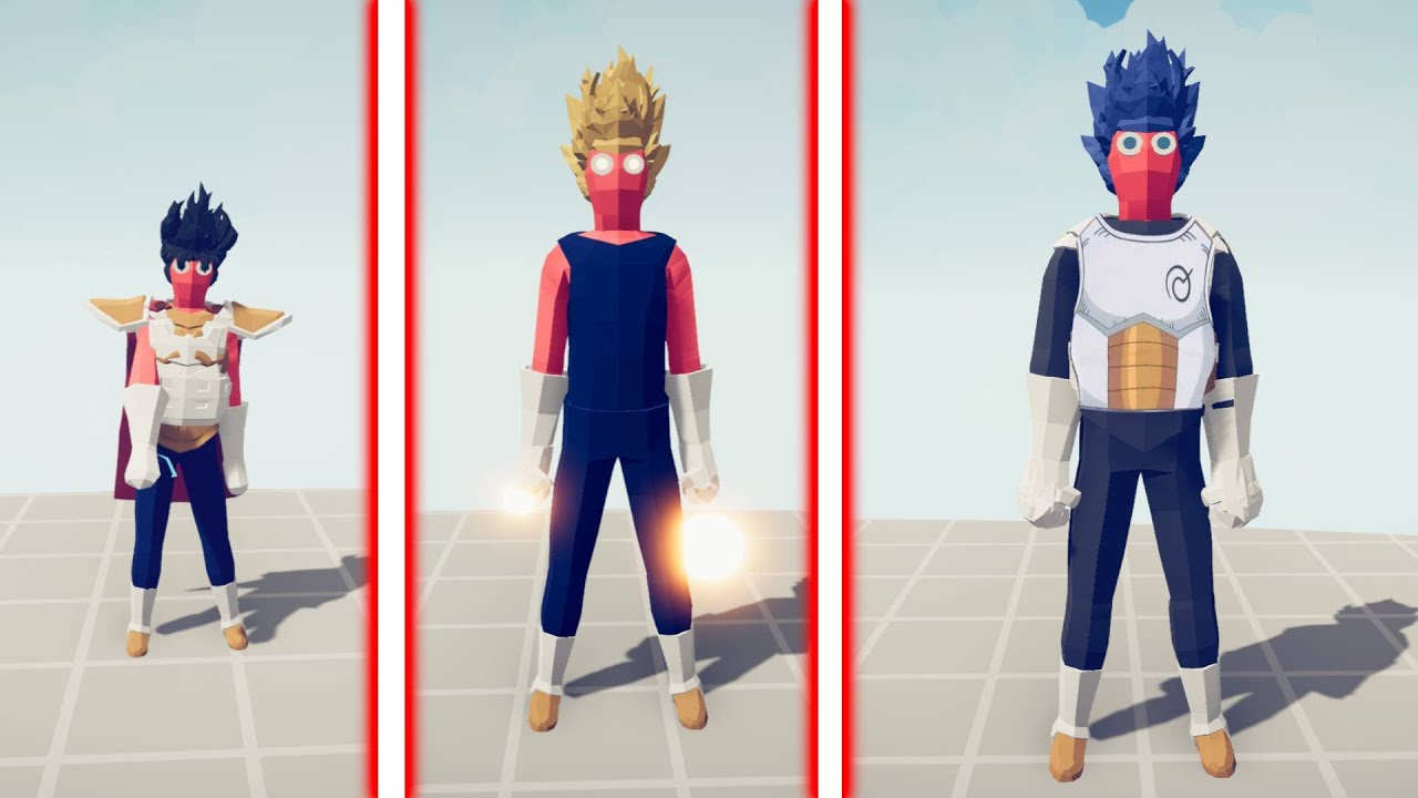 EVOLUTION OF VEGETA ( DRAGON BALL ) | Totally Accurate Battle Simulator TABS