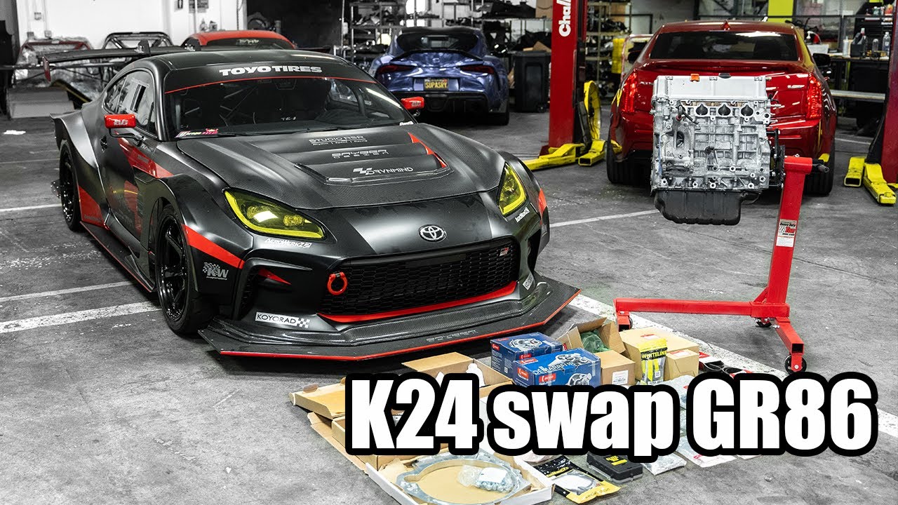 Toyota GR86 K24 Swap **First in the world** Part 1
