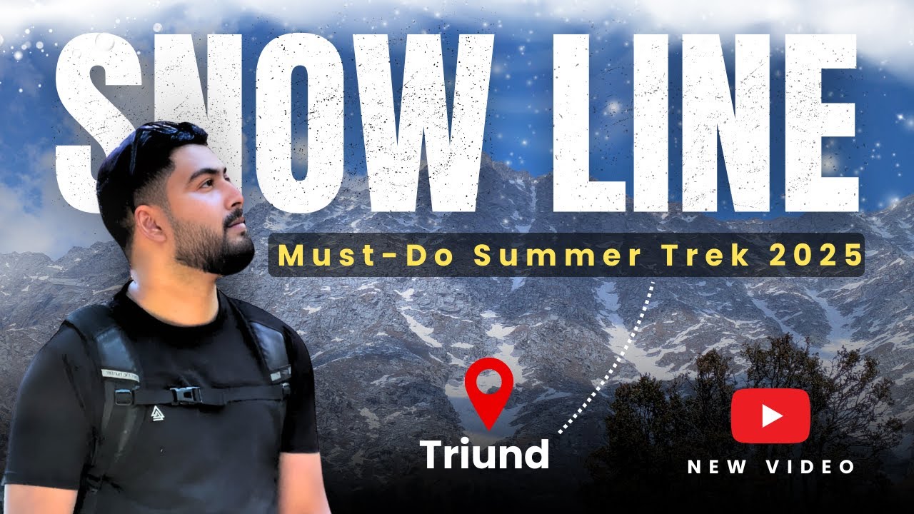 Triund to Snow Line Trek 2025 | Most Beautiful Himalayan Trek in Himachal Pradesh 🇮🇳