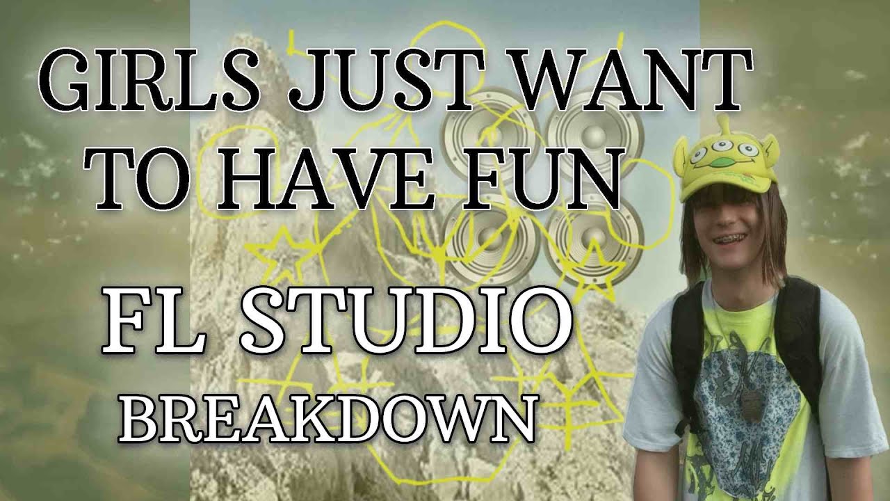 Bladee & Ecco2k – Girls Just Want to Have Fun (FL Studio instrumental breakdown)
