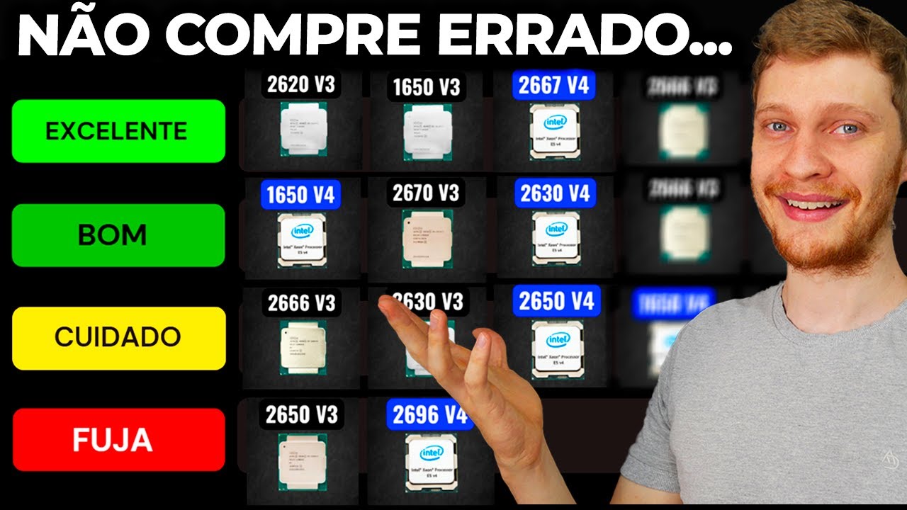MELHORES E PIORES XEONS X99 PARA COMPRAR EM 2025, NÃO COMPRE ERRADO!