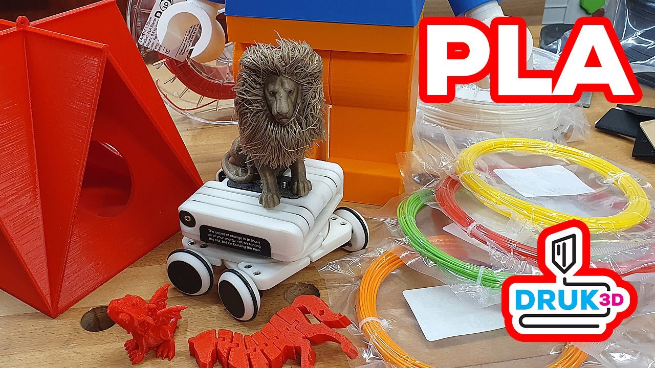 D015. Fillamenty: PLA Starter, PLA Premium, PLA Tech - Rosa 3D