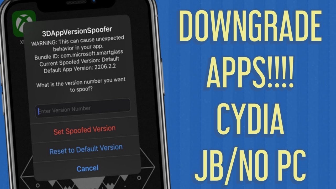 3DAppVersionSpoofer - Spoof App Version on iOS 13 - 14