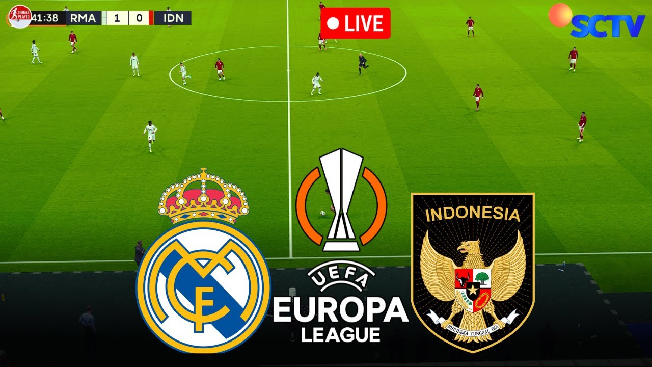 GARUDA TANTANG RAJA EROPA! INDONESIA vs REAL MADRID | UEFA Europa League