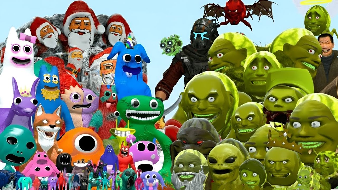 ALL Dogban of BanBan And All Ling Gang Lemon Garry's mod | Cartoon memes| Garry's mod 